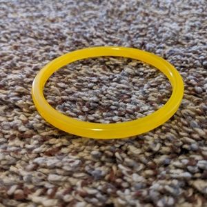 Machete Thin Bangle in Yellow
